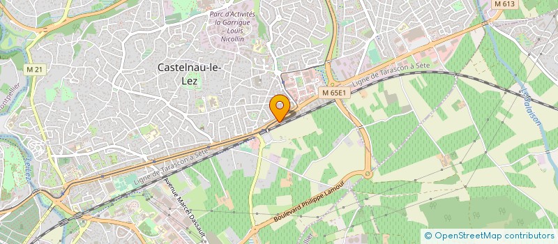 localisation de l'entreprise SCI ALFANO  LE CRES