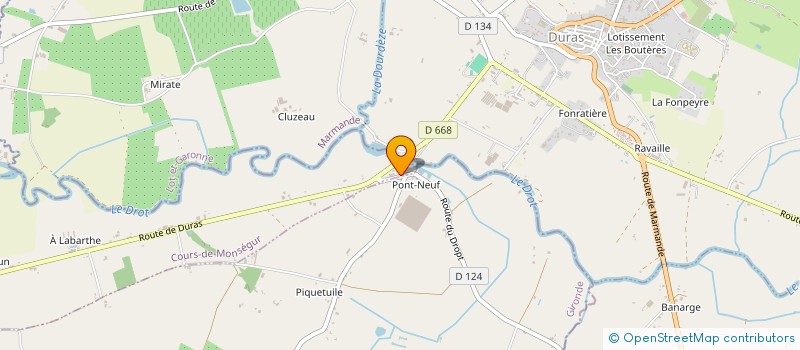 localisation de l'entreprise SCI ALFAOMEGA  TAILLECAVAT