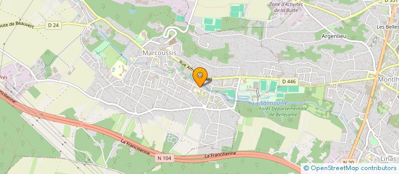 localisation de l'entreprise SCI ALFATOM  MARCOUSSIS