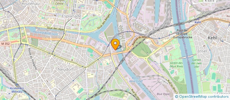 localisation de l'entreprise SCI ALFENAS  STRASBOURG