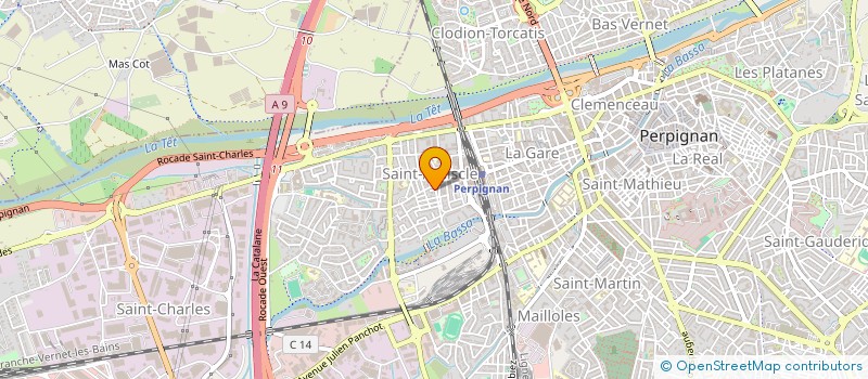 localisation de l'entreprise SCI ALFI  PERPIGNAN