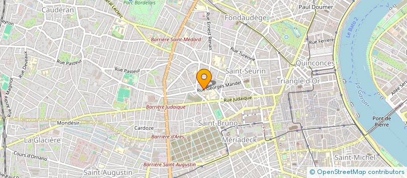 localisation de l'entreprise SCI ALFI  BORDEAUX