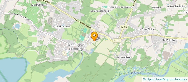 localisation de l'entreprise SCI ALFLOMAT  SAINT-AIGNAN-GRANDLIEU