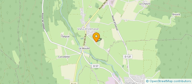 localisation de l'entreprise SCI ALFRANGI  VIEU-D'IZENAVE