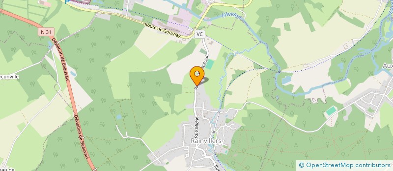 localisation de l'entreprise SCI ALFRED  RAINVILLERS