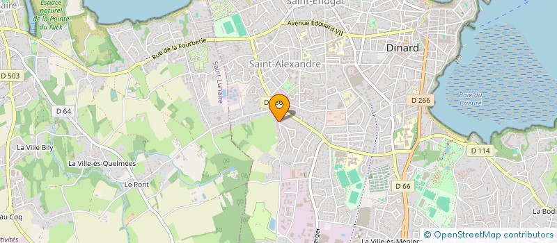 localisation de l'entreprise SCI ALFRED  DINARD