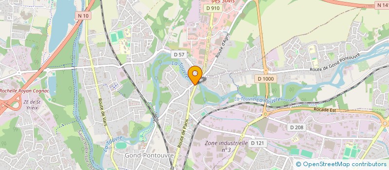 localisation de l'entreprise SCI ALFRED  GOND-PONTOUVRE