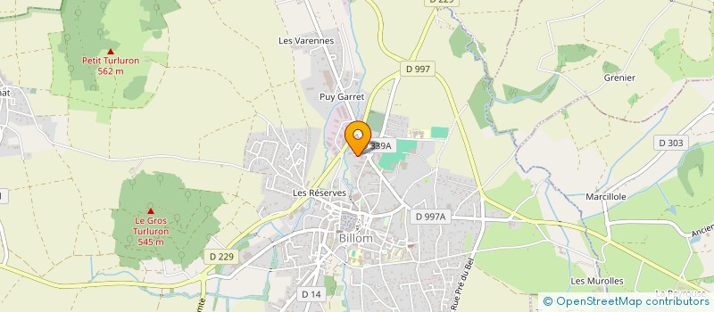 localisation de l'entreprise SCI ALFRED  BILLOM