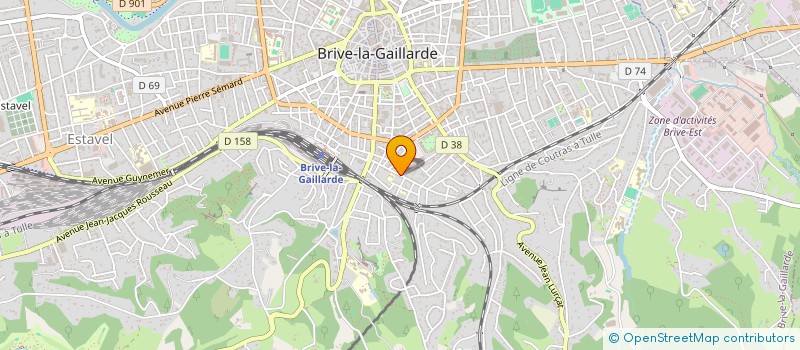 localisation de l'entreprise SCI ALFRED  BRIVE-LA-GAILLARDE