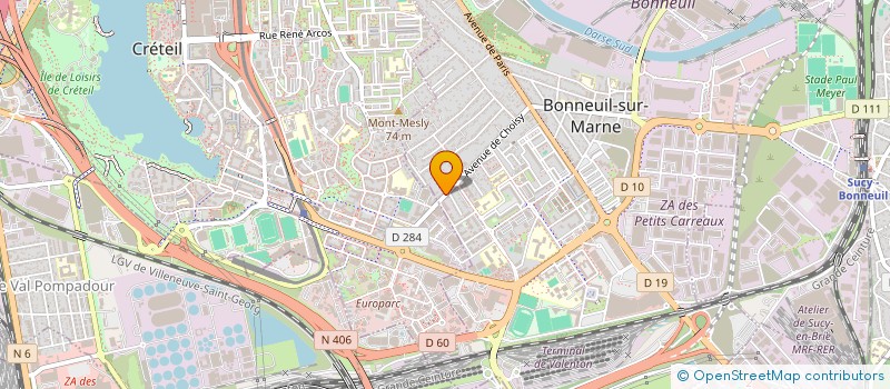 localisation de l'entreprise SCI ALFRED DE MUSSET à BONNEUIL-SUR-MARNE