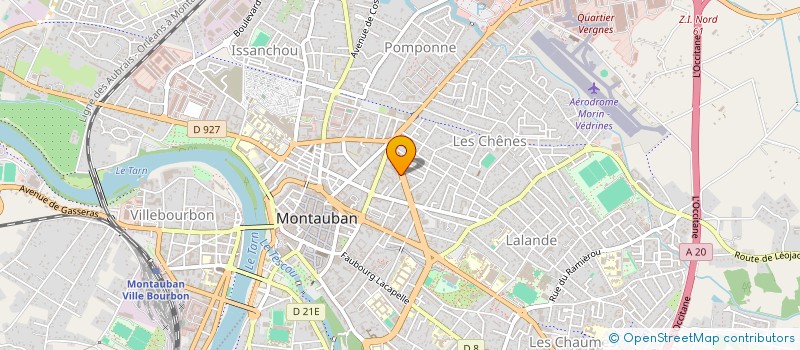 localisation de l'entreprise SCI ALFRED DE MUSSET  MONTAUBAN