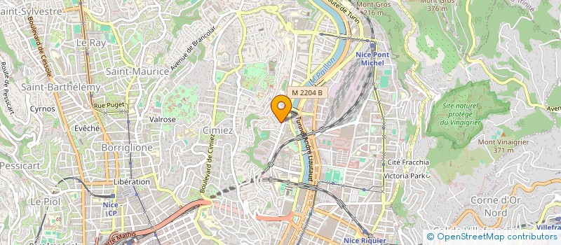 localisation de l'entreprise SCI ALFRED-HENRI à NICE