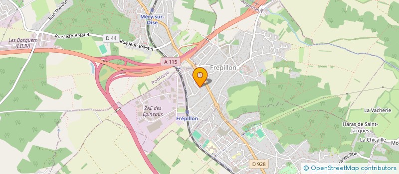 localisation de l'entreprise SCI ALFRED - MARTY  FREPILLON