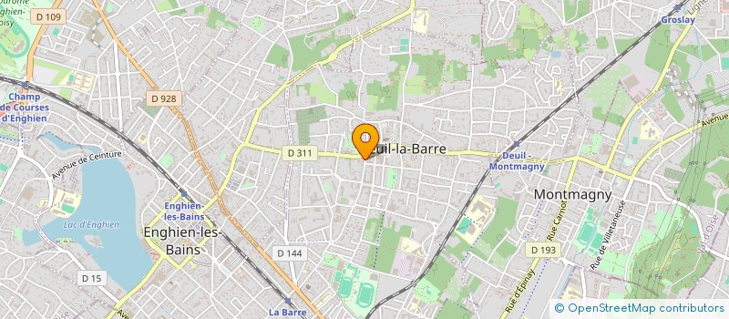 localisation de l'entreprise SCI ALFREDO à DEUIL-LA-BARRE