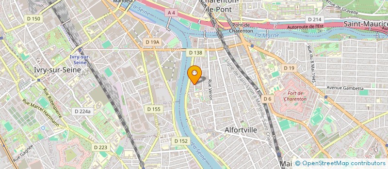 localisation de l'entreprise SCI ALFREDO GAETANA  ALFORTVILLE