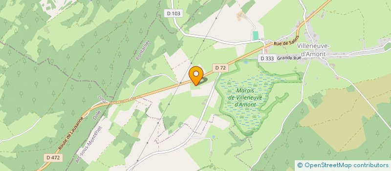 localisation de l'entreprise SCI ALG  VILLENEUVE D'AMONT