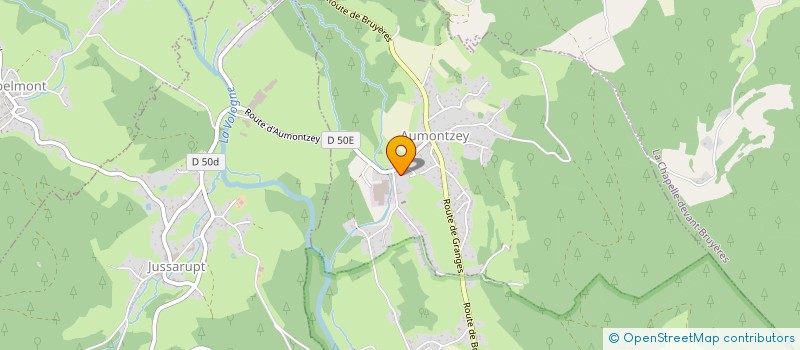 localisation de l'entreprise SCI ALG  GRANGES-AUMONTZEY