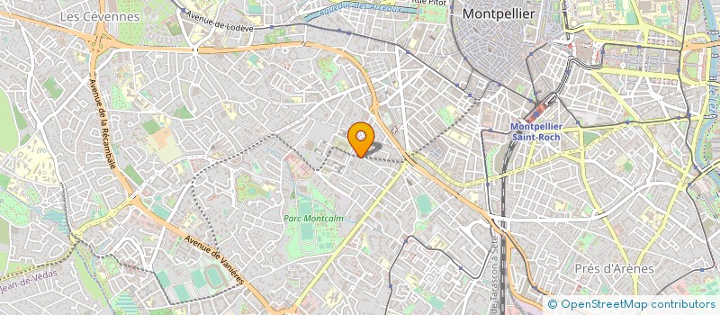 localisation de l'entreprise SCI ALGA à MONTPELLIER