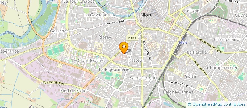 localisation de l'entreprise SCI ALGA  NIORT