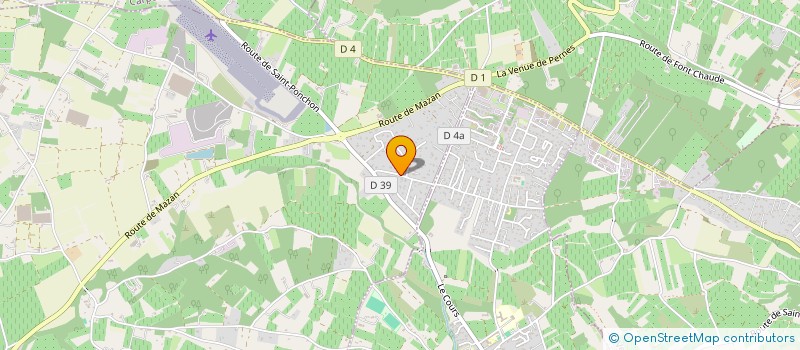 localisation de l'entreprise SCI ALGA  PERNES-LES-FONTAINES