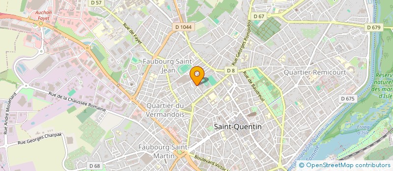 localisation de l'entreprise SCI ALGA à SAINT-QUENTIN