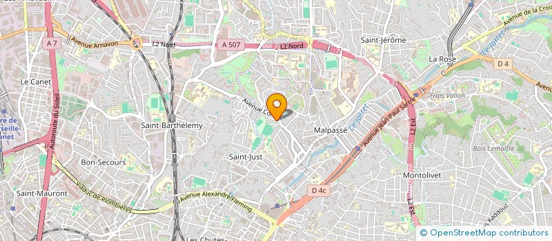 localisation de l'entreprise SCI ALGAJA à MARSEILLE