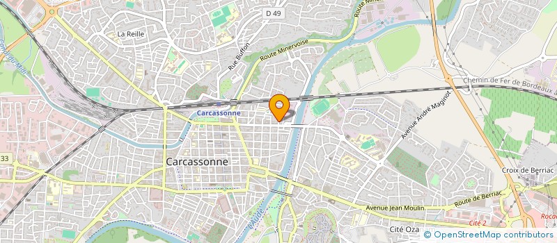 localisation de l'entreprise SCI ALGANO DARO à CARCASSONNE