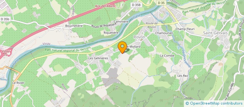 localisation de l'entreprise SCI ALGAV  ROVON