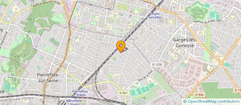localisation de l'entreprise SCI ALGB à STAINS