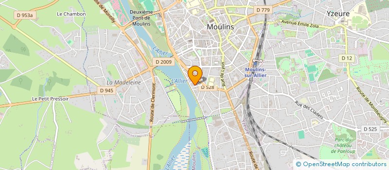 localisation de l'entreprise SCI ALGC IMMO à MOULINS