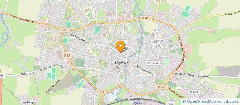 localisation de l'entreprise SCI ALGE-GINI  BAYEUX