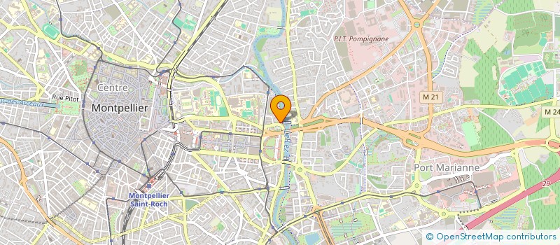 localisation de l'entreprise SCI ALGEDA à MONTPELLIER