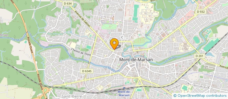 localisation de l'entreprise SCI ALGEIR à MONT-DE-MARSAN