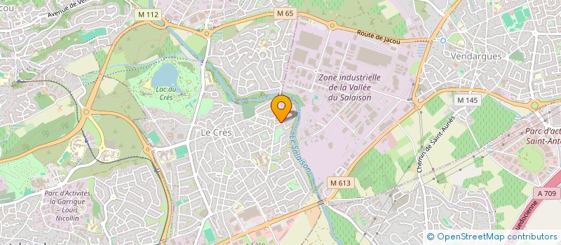 localisation de l'entreprise SCI ALGEP à LE CRES