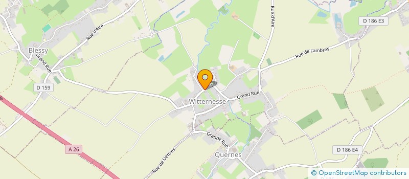 localisation de l'entreprise SCI ALGEPAMA  WITTERNESSE