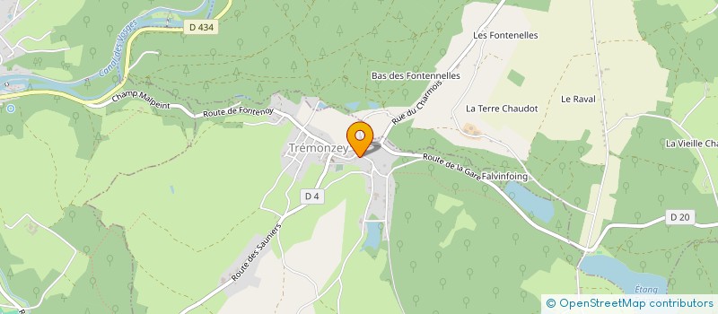 localisation de l'entreprise SCI ALGEPHI  TREMONZEY