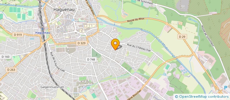 localisation de l'entreprise SCI ALGIUM  HAGUENAU