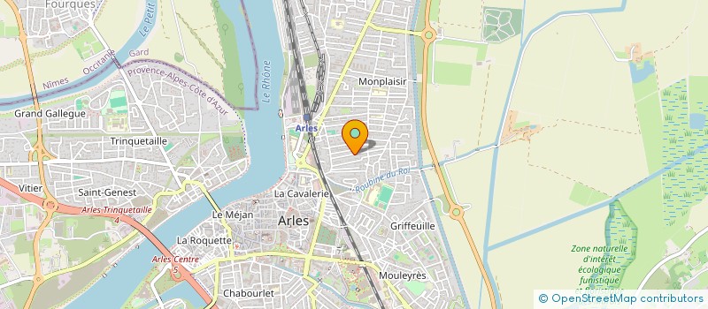 localisation de l'entreprise SCI ALGO à ARLES