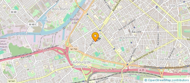 localisation de l'entreprise SCI ALGROL à LILLE
