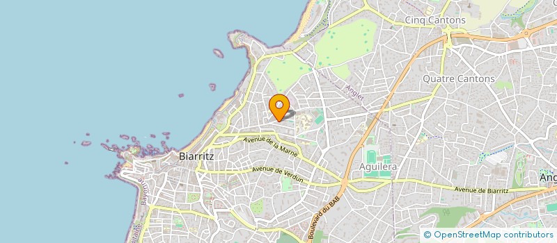 localisation de l'entreprise SCI ALGUIM à BIARRITZ