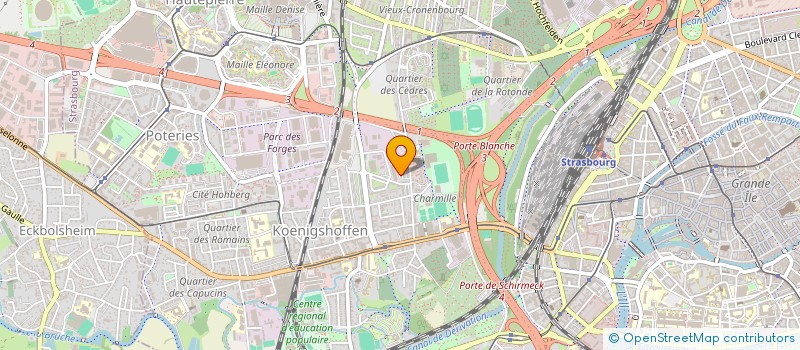 localisation de l'entreprise SCI ALGUIMO  STRASBOURG