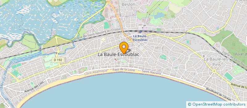 localisation de l'entreprise SCI ALGWEN  LA BAULE-ESCOUBLAC