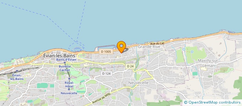 localisation de l'entreprise SCI ALH  EVIAN-LES-BAINS