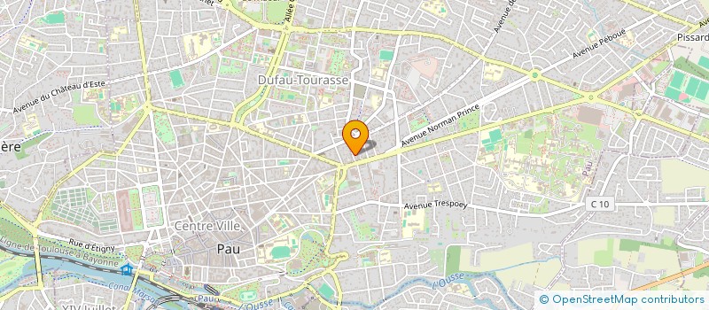 localisation de l'entreprise SCI ALH à PAU
