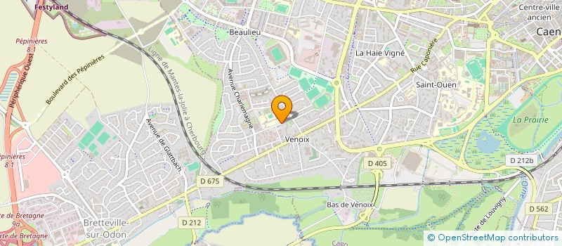 localisation de l'entreprise SCI ALH CALIE à CAEN