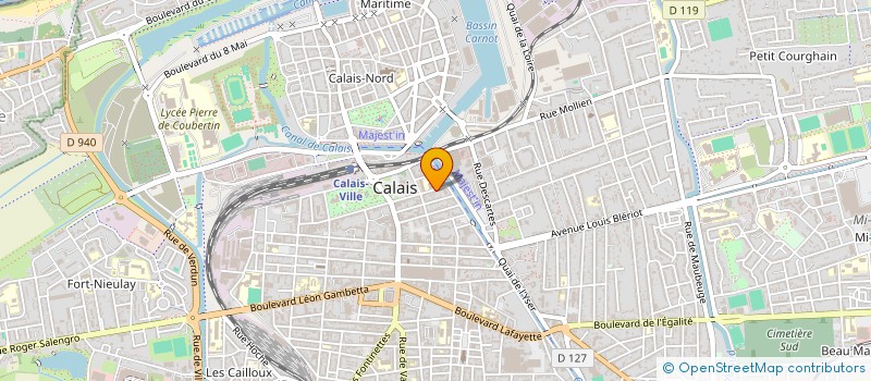 localisation de l'entreprise SCI ALHAMBRA  CALAIS