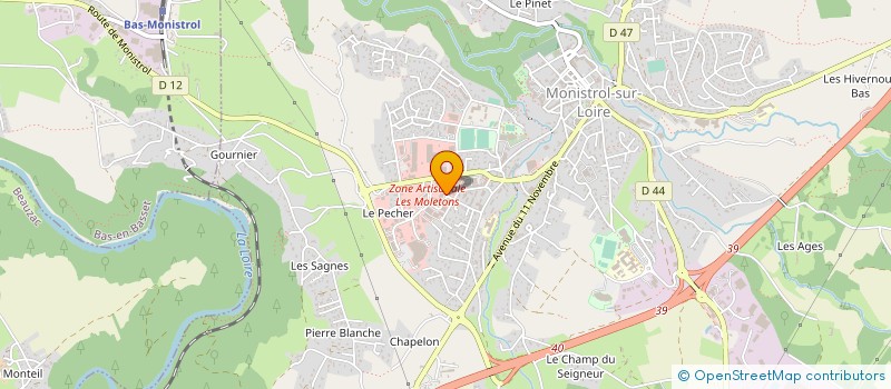 localisation de l'entreprise SCI ALHAMBRA  MONISTROL-SUR-LOIRE