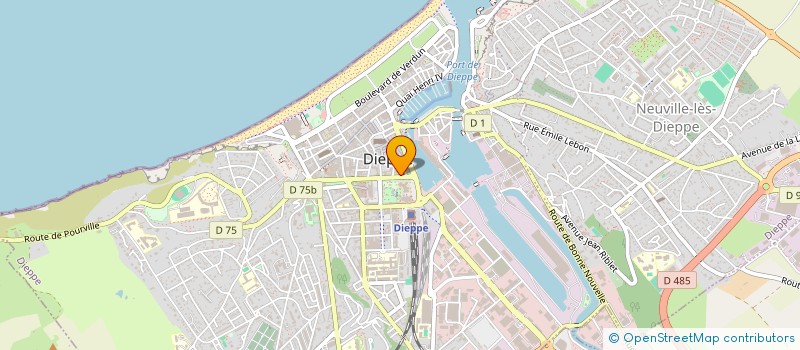 localisation de l'entreprise SCI ALHAMBRA  DIEPPE