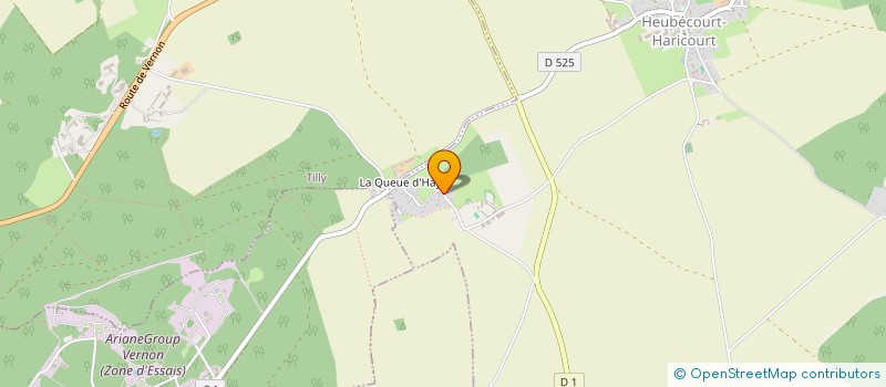 localisation de l'entreprise SCI ALHEDO  HEUBECOURT-HARICOURT