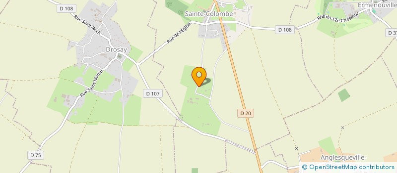 localisation de l'entreprise SCI ALHENE  SAINTE-COLOMBE